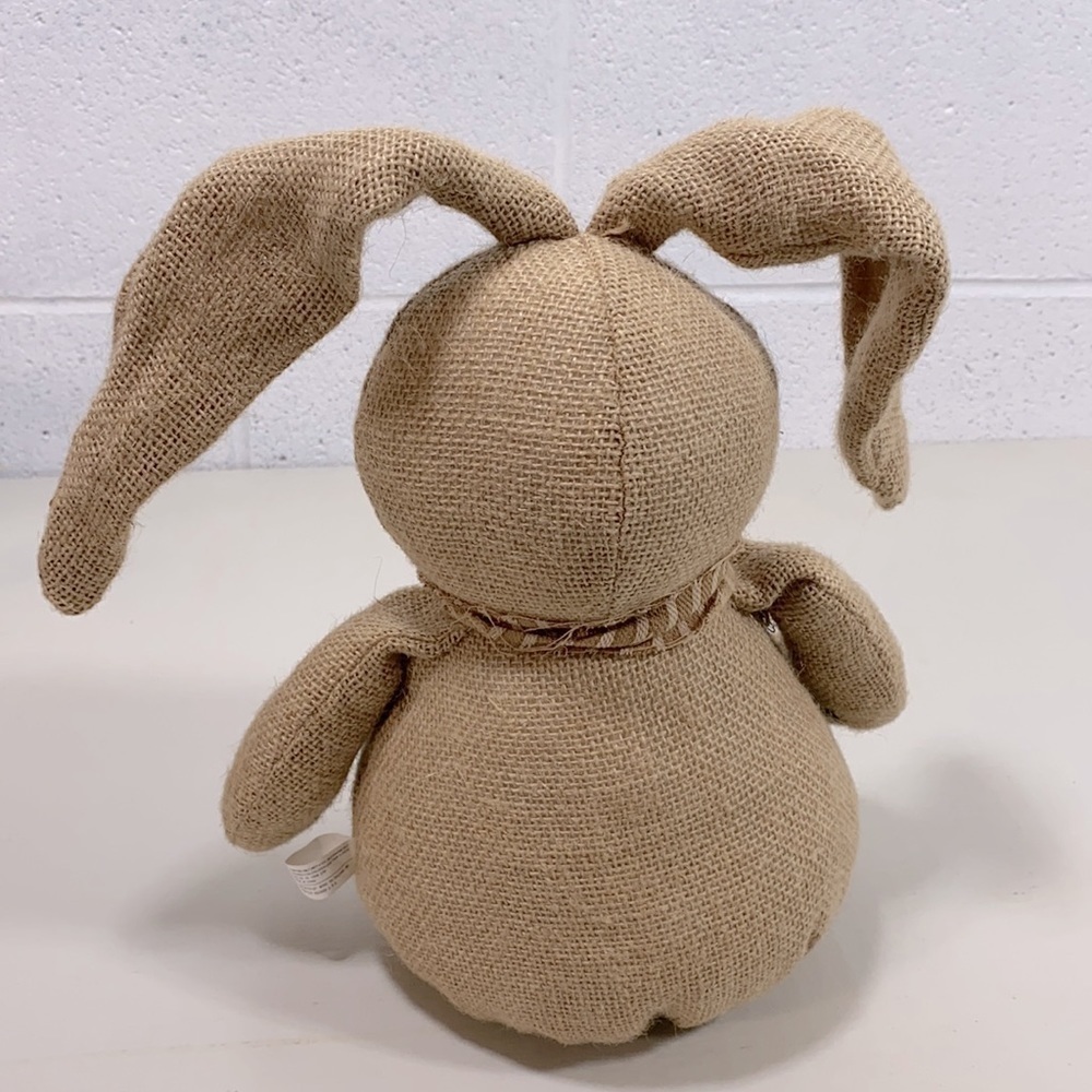 Burlap bunnyββββββββββββββββ - Picture 3 of 9